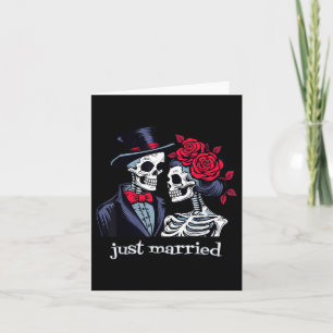 Roses Skeleton Bride &amp; Groom, Just Married Elo Card
