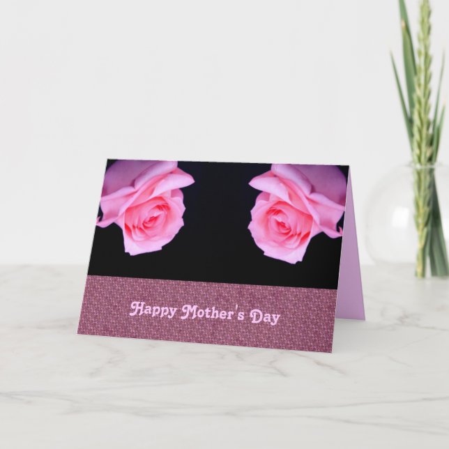 Roses Smell  Mother's Day Card (Front)