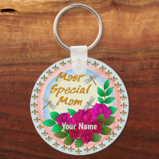 Roses Special Mom   keychain