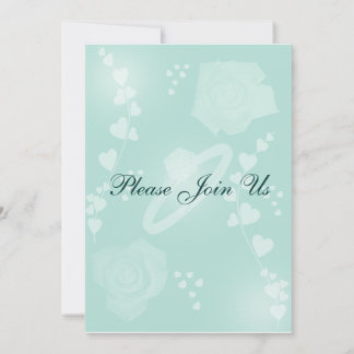 Roses Spring Fresh Engagement Invitation