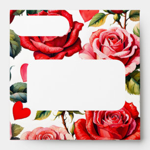 Roses Sqaure Envelope