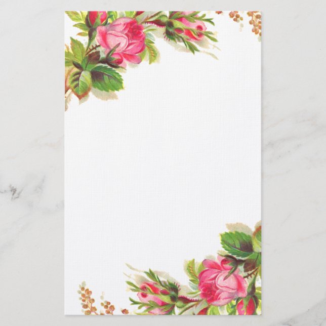 Roses Stationery (Front)