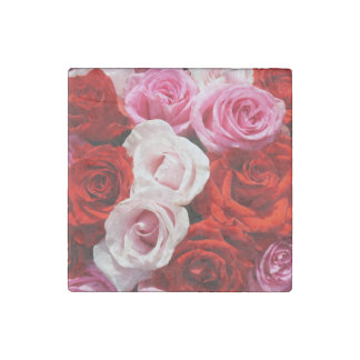 Roses Stone Magnet