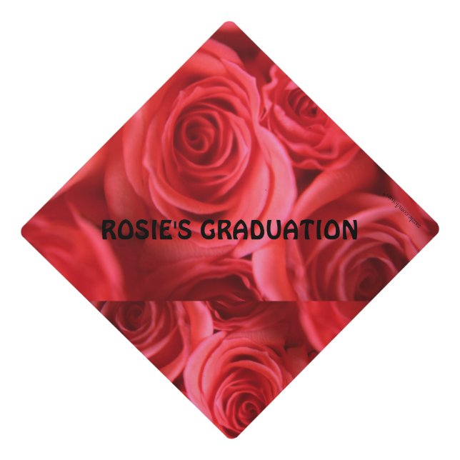 Roses Tassel Topper (Front)