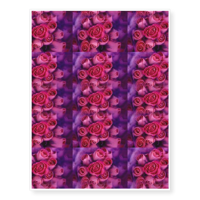 Roses Temporary Tattoos (Front)