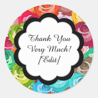 Thank You Very Much Stickers | Zazzle