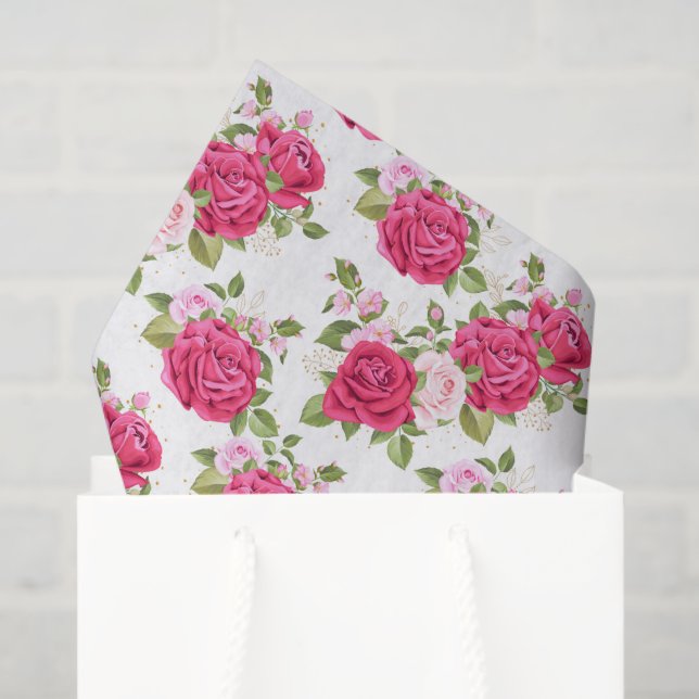 Roses Tissue Paper (Gift Bag)