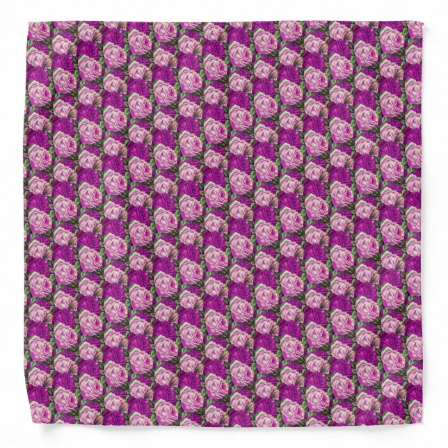 Roses  tote bag bandana (Front)