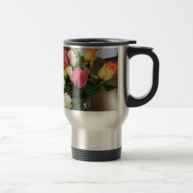 Roses Travel Mug (Right)