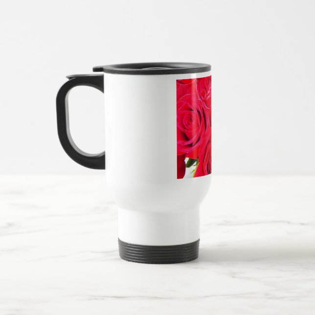 roses travel mug (Left)