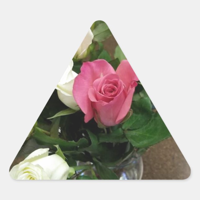 Roses Triangle Sticker (Front)