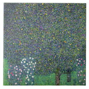 Roses under the Trees, c.1905 Ceramic Tile