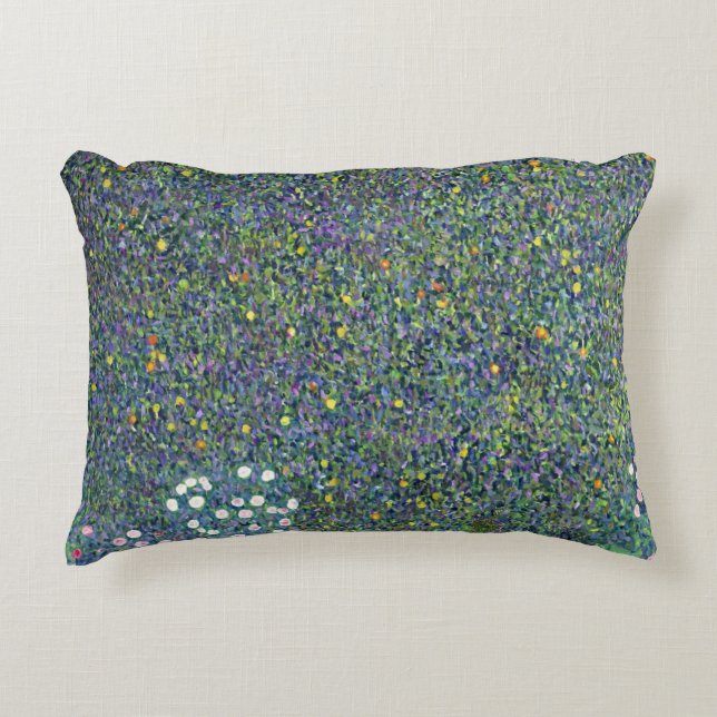 Roses under the Trees, c.1905 Decorative Pillow (Front)