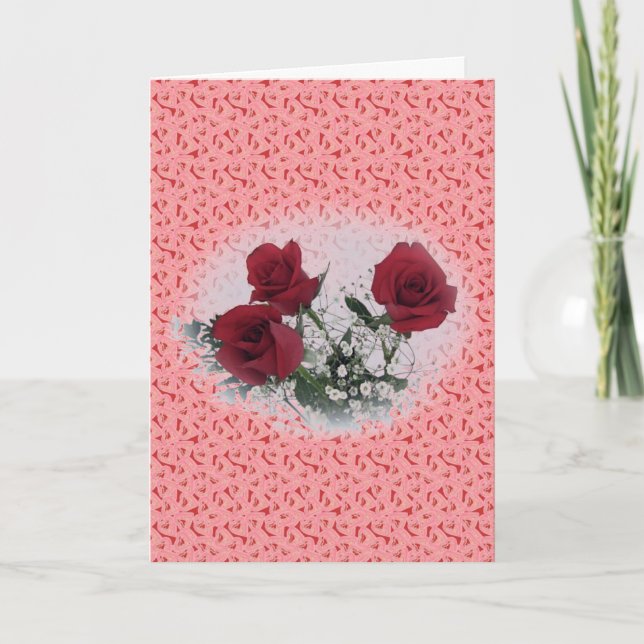 Roses Valentine's Day Card (Front)