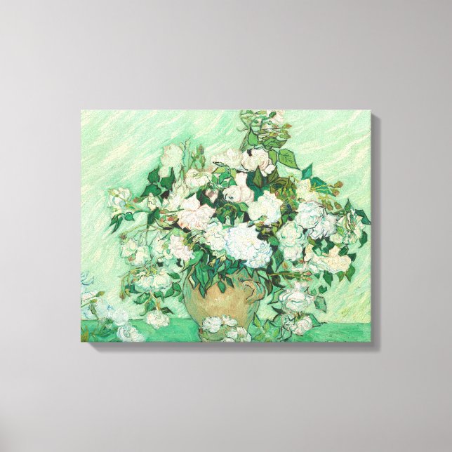 Roses | Vincent van Gogh Canvas Print (Front)