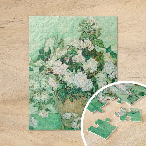 Roses  Vincent Van Gogh Jigsaw Puzzle