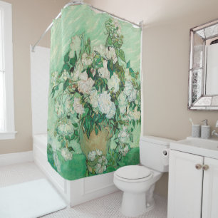 Roses - Vincent van Gogh Shower Curtain