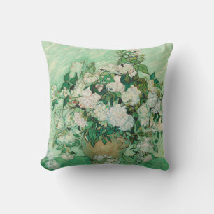 Roses - Vincent van Gogh Throw Pillow