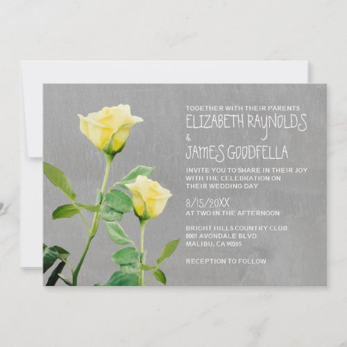 Roses Wedding Invitations