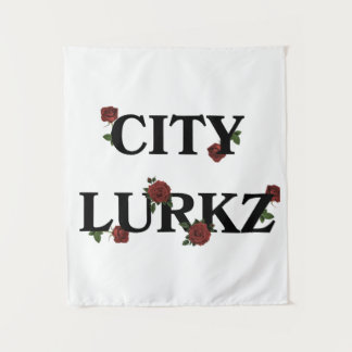 Roses White Tapestry