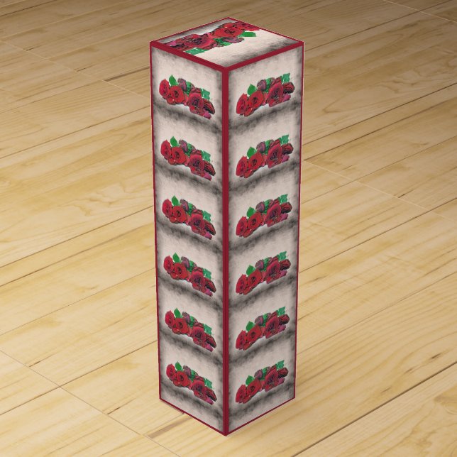 Roses Wine Gift Box (Back)