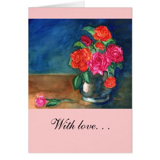 Roses with love. . . cards (Front)