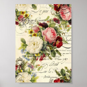 Roses with Text Poster