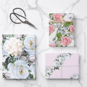 Roses Wrapping Paper Sheets