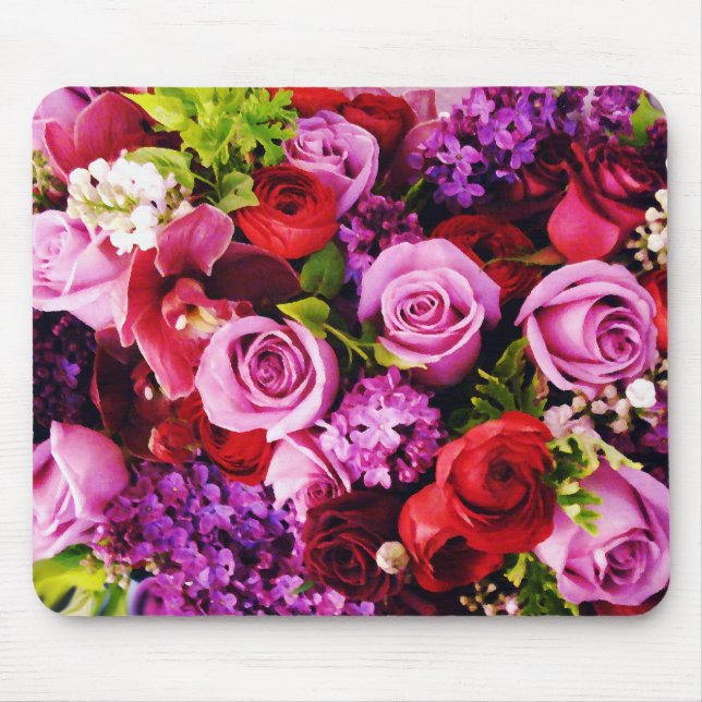 Roses & You Mouse Pad (Front)