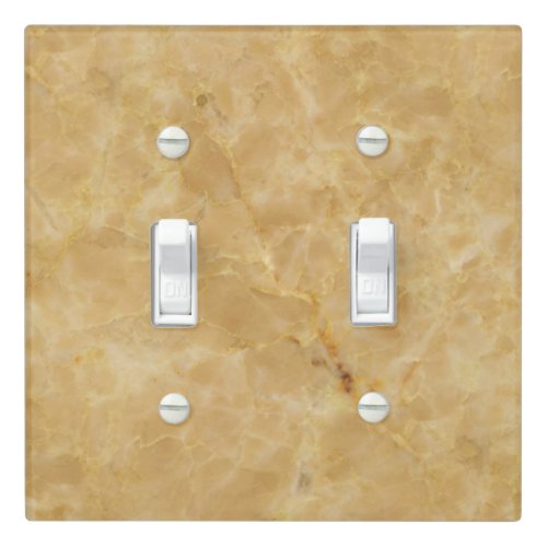 Rosetta Gold Marble Stone Printed Modern Light Switch Cover