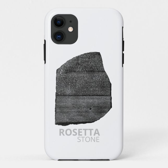 Rosetta Stone: Ancient Egyptian Hieroglyph Case-Mate iPhone Case (Back)