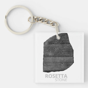Rosetta Stone: Ancient Egyptian Hieroglyph Keychain