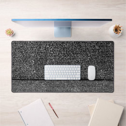 Rosetta Stone Desk Mat
