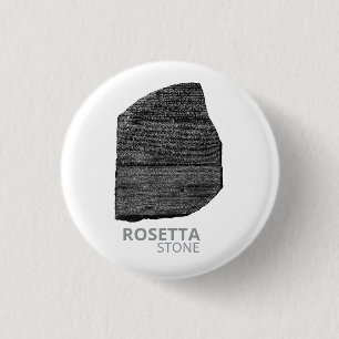 Rosetta Stone: Hieroglyph Ancient Egypt Language Button