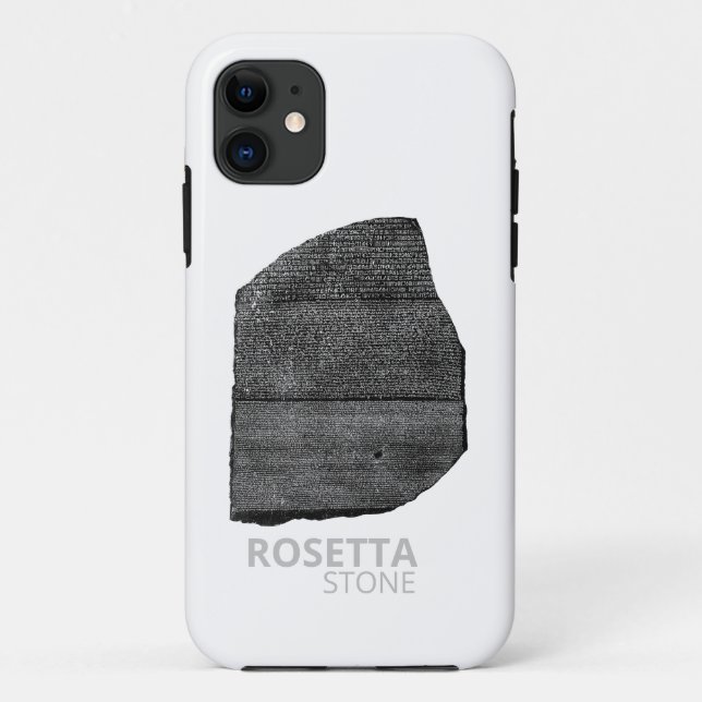 Rosetta Stone pharaoh languages interpretation key Case-Mate iPhone Case (Back)