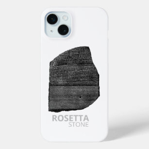 Rosetta Stone pharaoh languages interpretation key iPhone 15 Plus Case