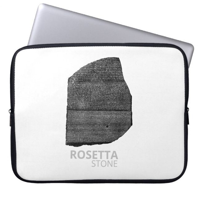 Rosetta Stone pharaoh languages interpretation key Laptop Sleeve (Front)