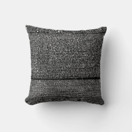 Rosetta Stone Throw Pillow