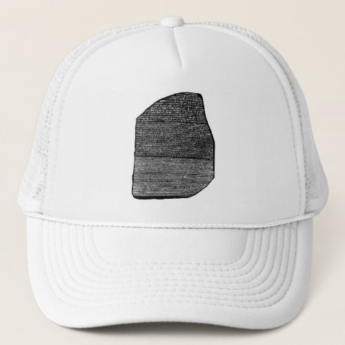 Rosetta stone trucker hat