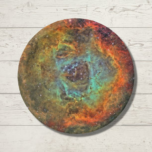 Rosette Nebula Paper Plates