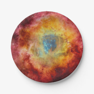 Rosette Nebula Paper Plates