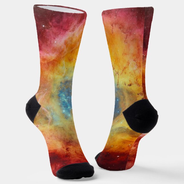 Rosette Nebula Socks (Angled)