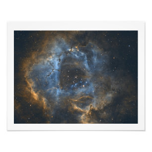 Rosette Nebula With Border by Eric Dreher Photo Print