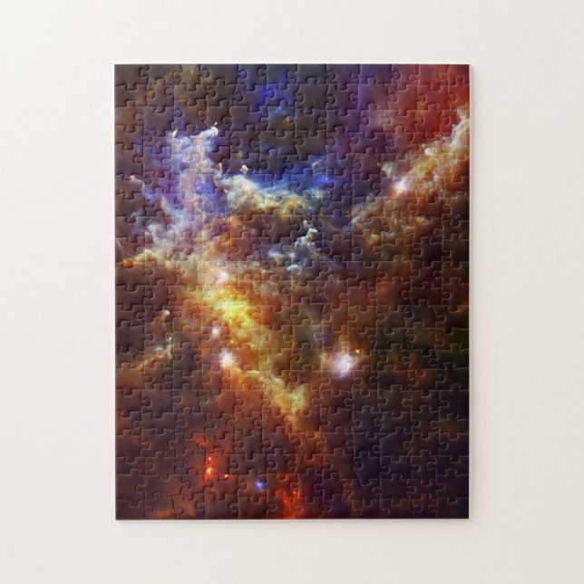 Rosette Nebula's Stellar Nursery Jigsaw Puzzle (Vertical)