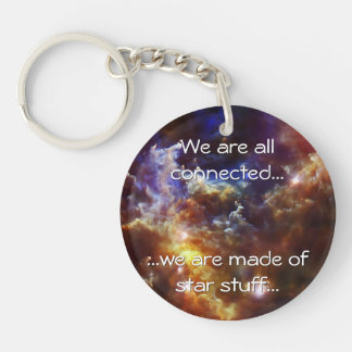 Rosette Nebula's Stellar Nursery Keychain