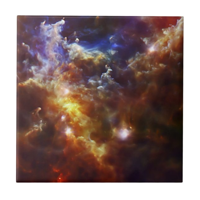 Rosette Nebula's Stellar Nursery Tile (Front)