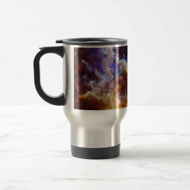Rosette Nebula's Stellar Nursery Travel Mug (Left)