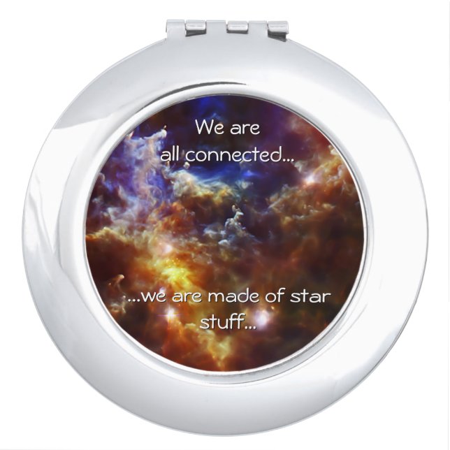 Rosette Nebula's Stellar Nursery Vanity Mirror (Front)
