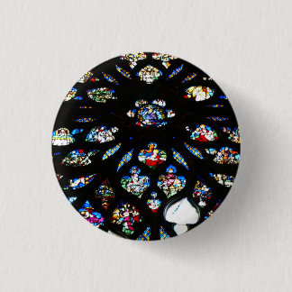 Rosette of Notre-Dame, Paris Pinback Button