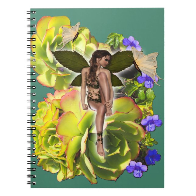Rosette Succulent visitors Notebook (Front)